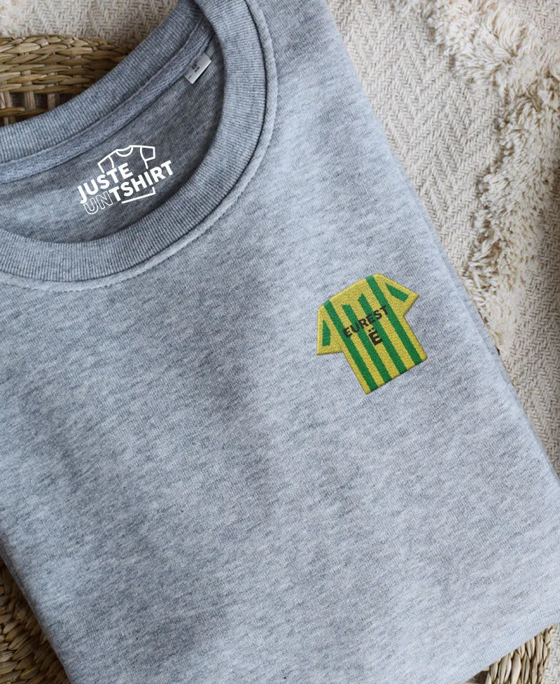 Juste Un T-shirt Sweats Brodés Nantes sweat brodé supporter