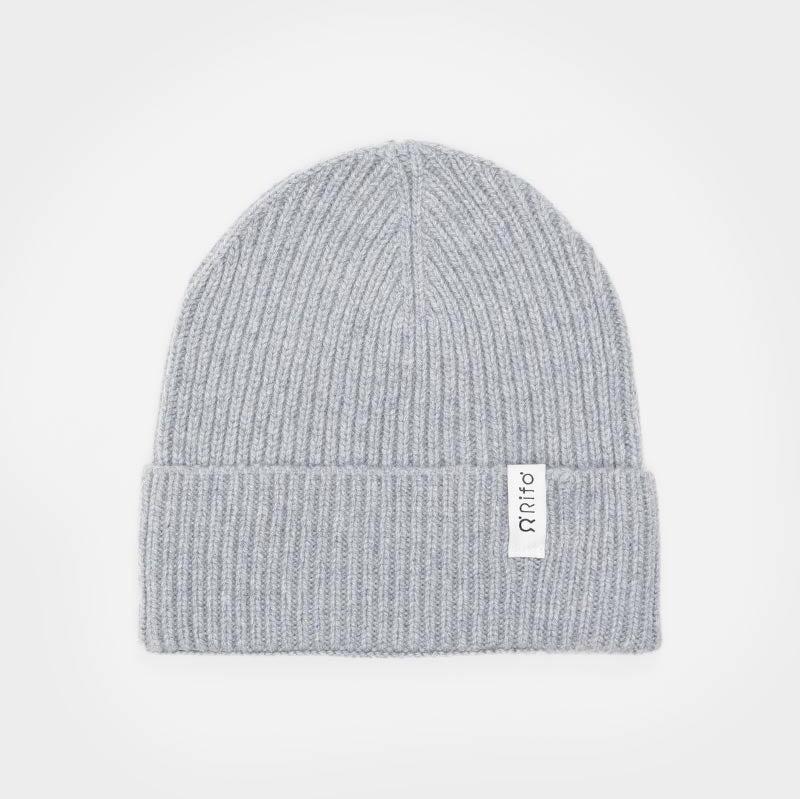 Rifo Bonnets Bonnet Marcello unisexe en cachemire recyclé noir