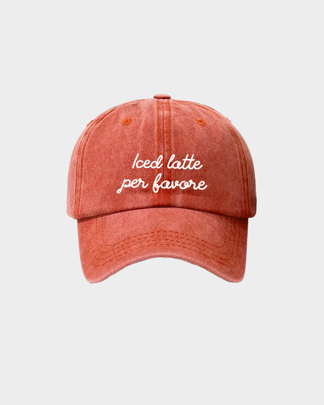 Juste Un T-shirt Casquettes Iced Latte casquette brodée vintage