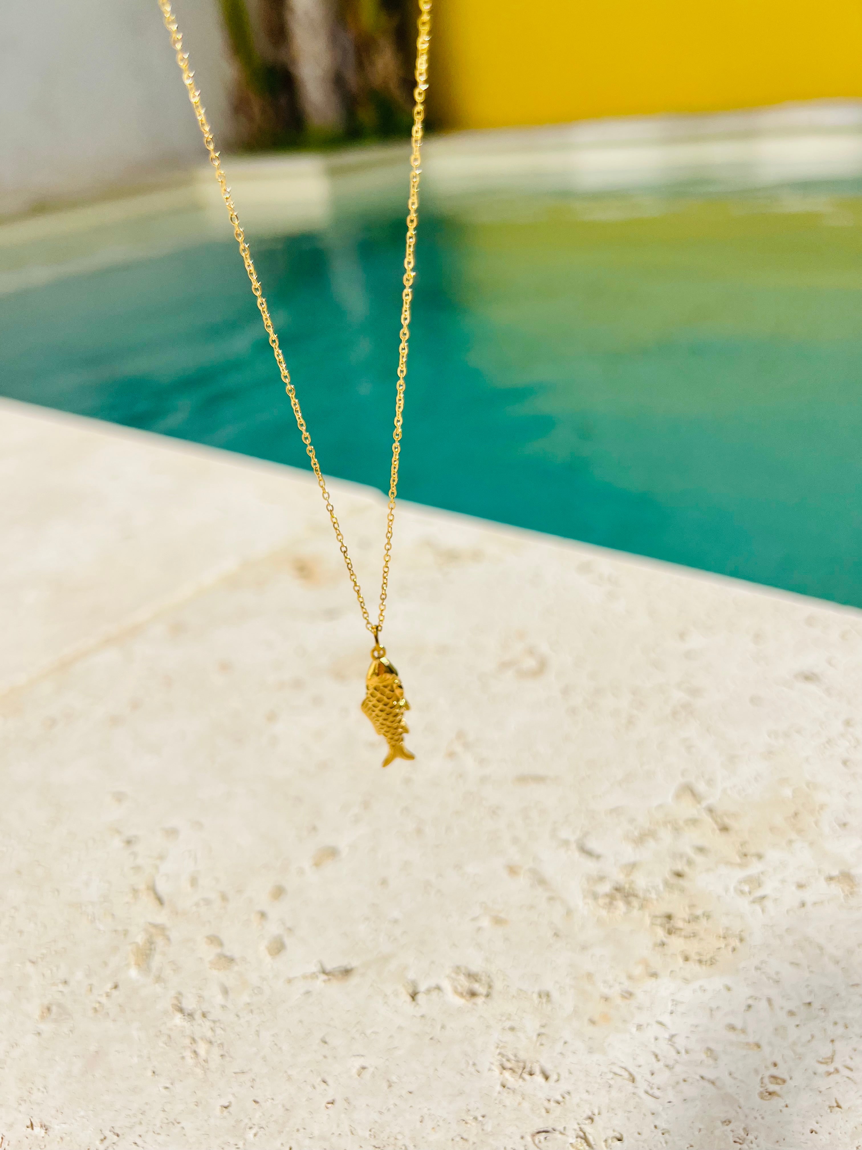 PANTRUCHE Colliers FISH collier poisson en acier inoxydable