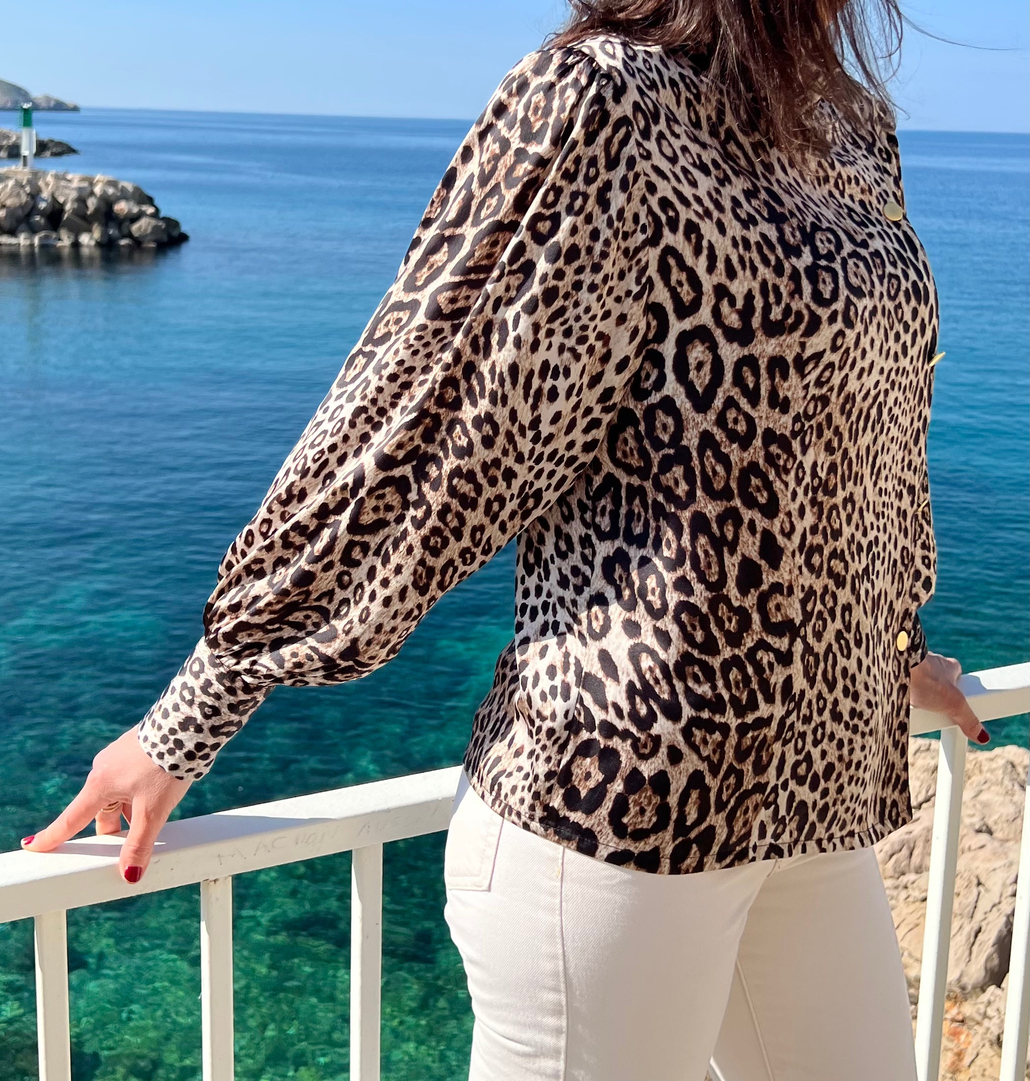 PANTRUCHE Chemises Blouse DJANGO léopard en viscose