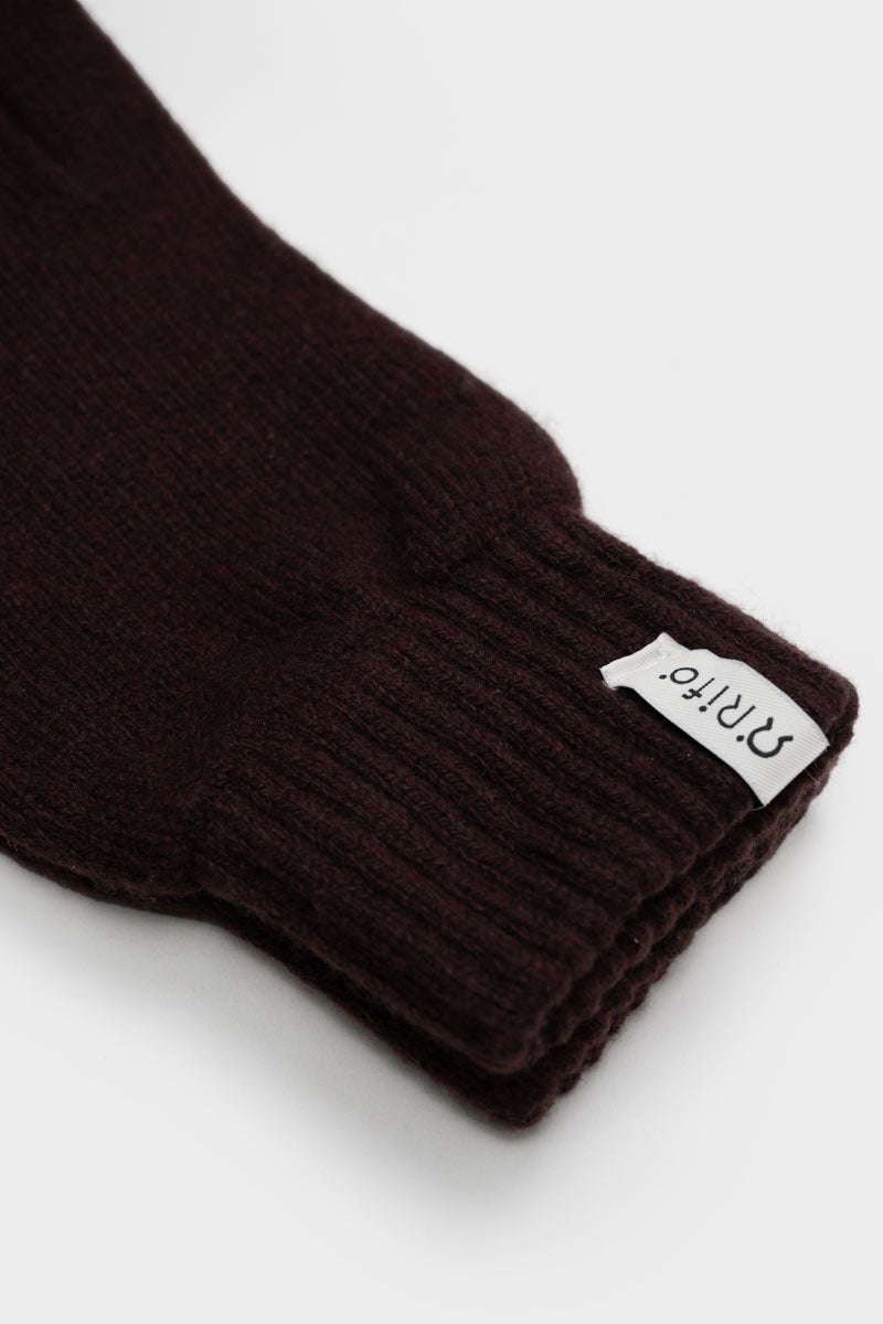 Sourire Multicolore Gants et mitaines Pier Paolo gants homme cachemire recyclé bleu marine