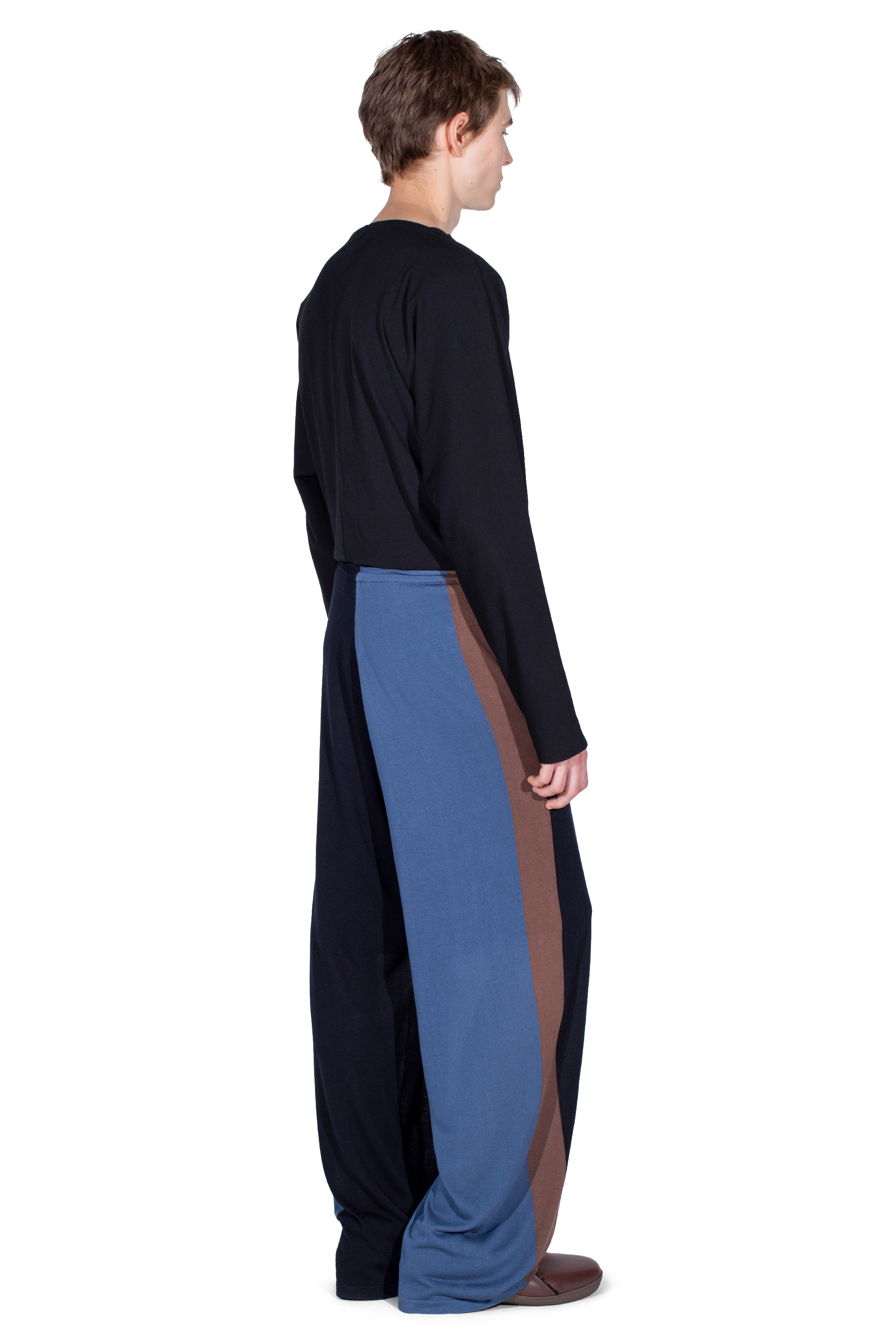 Kiko Kostadinov Knitwear SIGO Knit Trousers pantalon Brown en maille