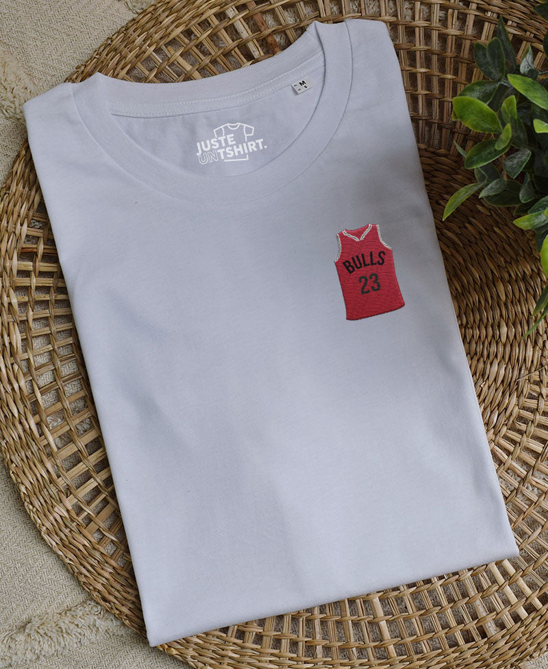 Juste Un T-shirt T-shirts Brodés Bulls t-shirt noir S basket