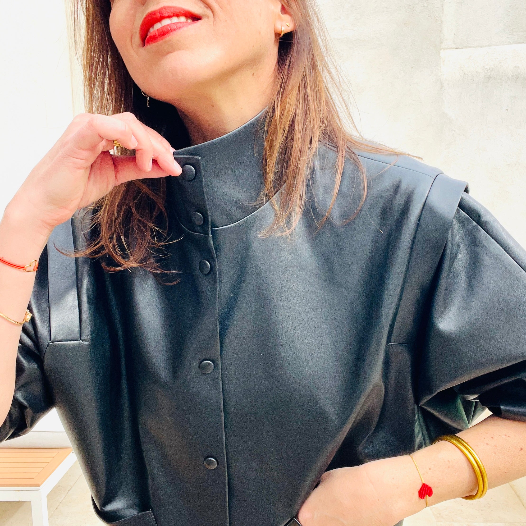 PANTRUCHE Vestes MOON blouson similicuir taille 1 ou 2