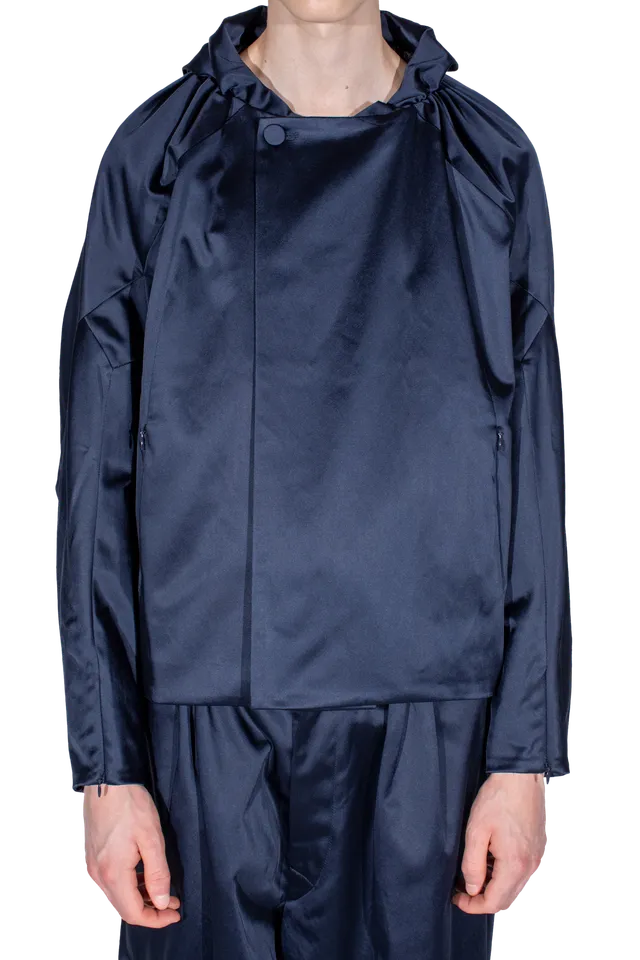 Kiko Kostadinov Outerwear HELMOND Gathered Blouson blouson Dark Sapphire court
