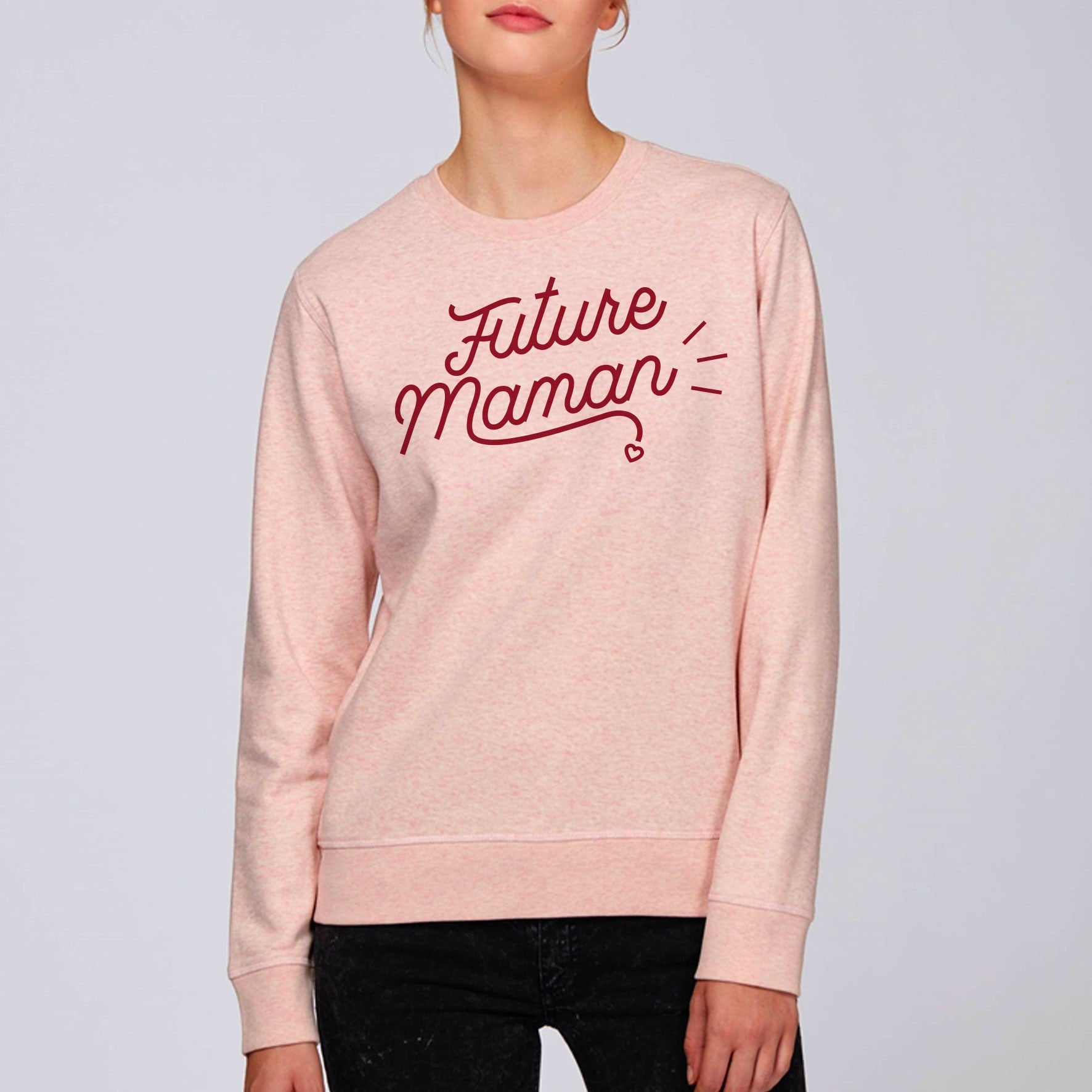 Juste Un T-shirt Sweats Imprimés Future Maman Sweat-shirt grossesse