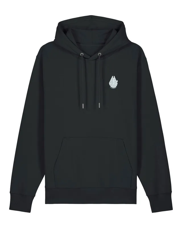 Juste Un T-shirt Sweats à Capuche Falcon sweat à capuche gris chiné animé