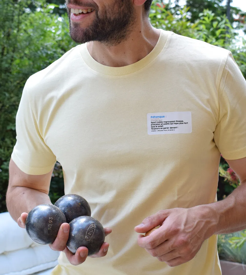 Juste Un T-shirt T-shirts Imprimés Définition Pétanque t-shirt imprimé