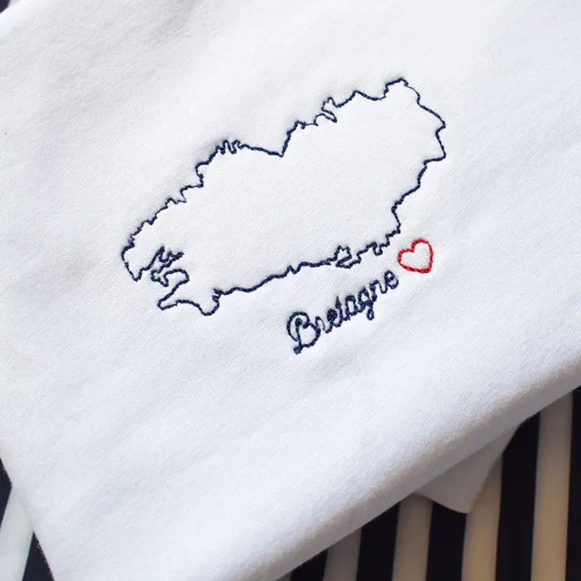 Juste Un T-shirt T-shirts Brodés Bretagne t-shirt brodé