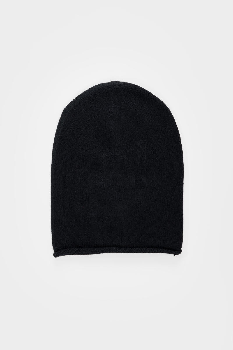 Rifò Bonnets Frank bonnet noir en laine recyclée