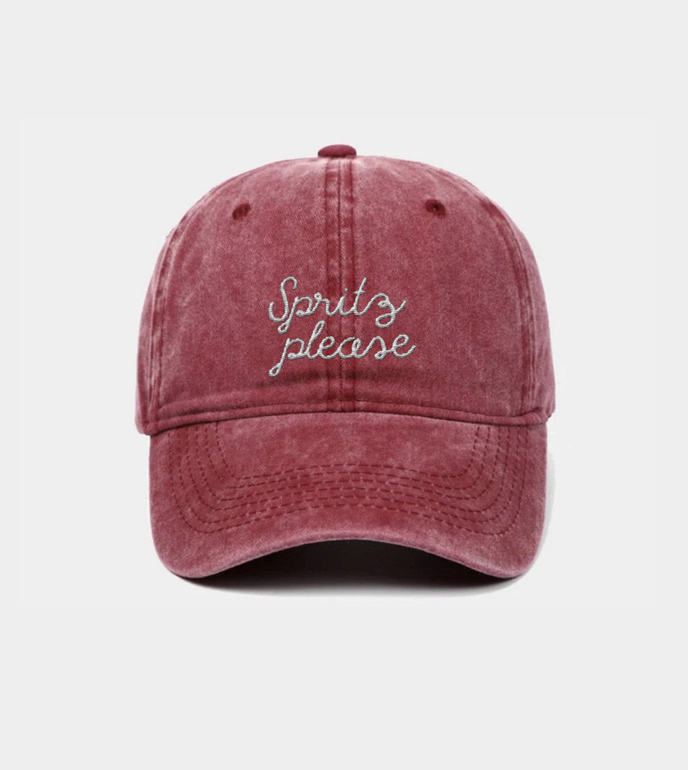 Juste Un T-shirt Casquettes Spritz Please casquette brodée