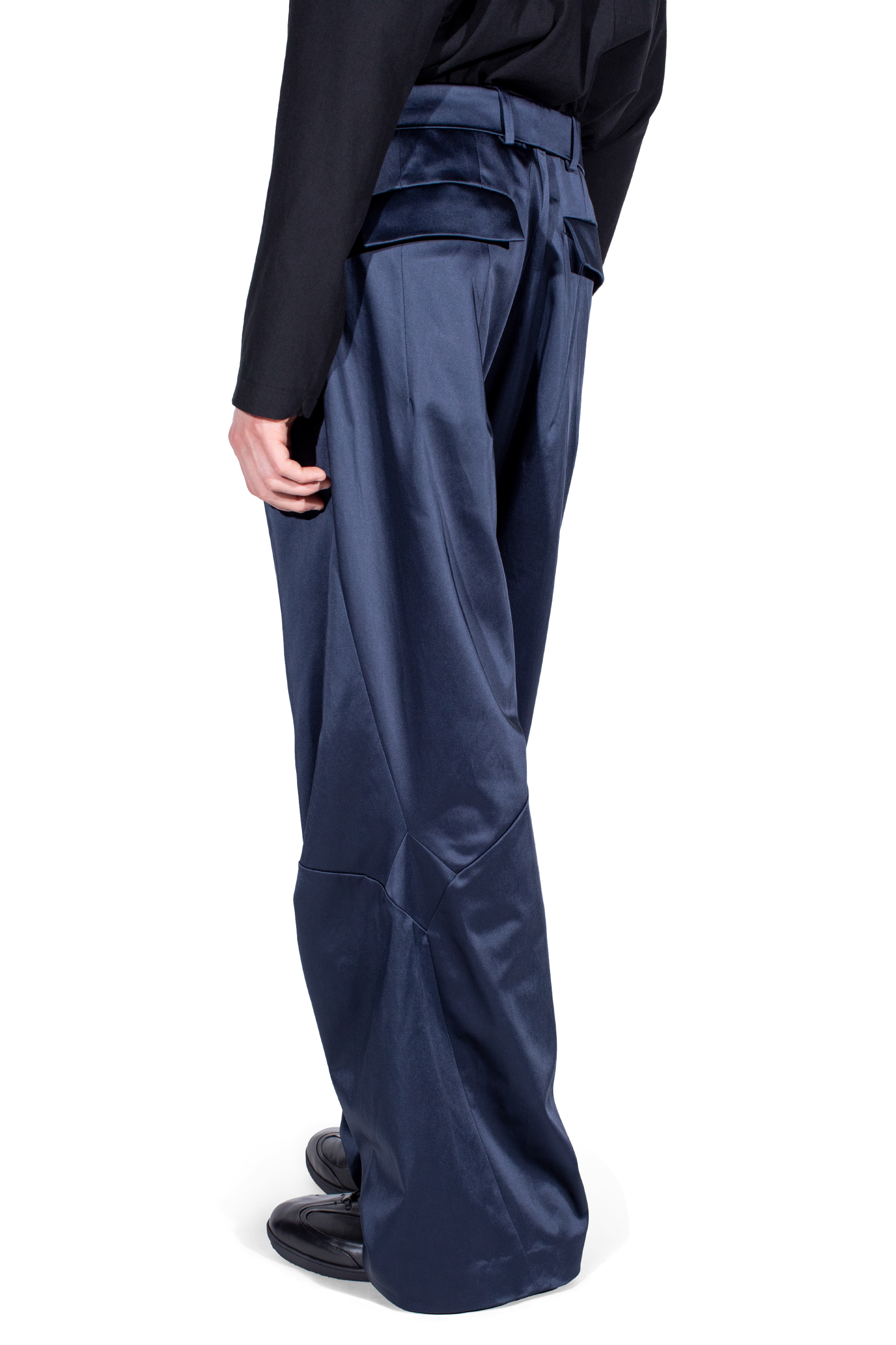 Kiko Kostadinov Bottoms HELMOND pantalon Dark Sapphire 44–52 coton