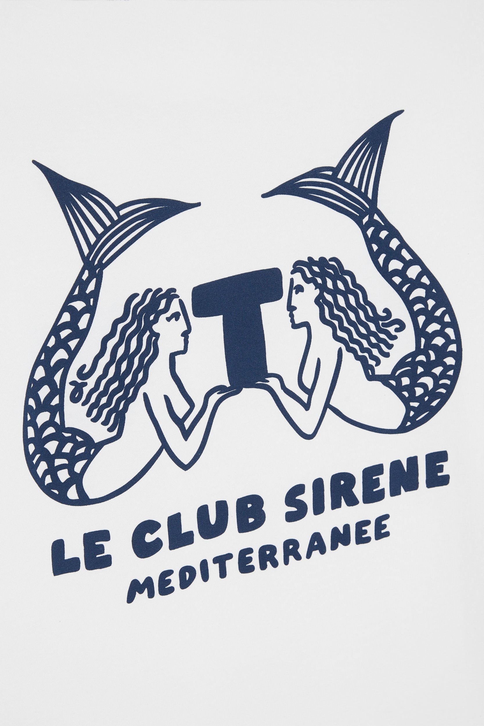 TAFANELLI T-Shirts LE CLUB SIRÈNE t-shirt blanc tailles XS à XXL