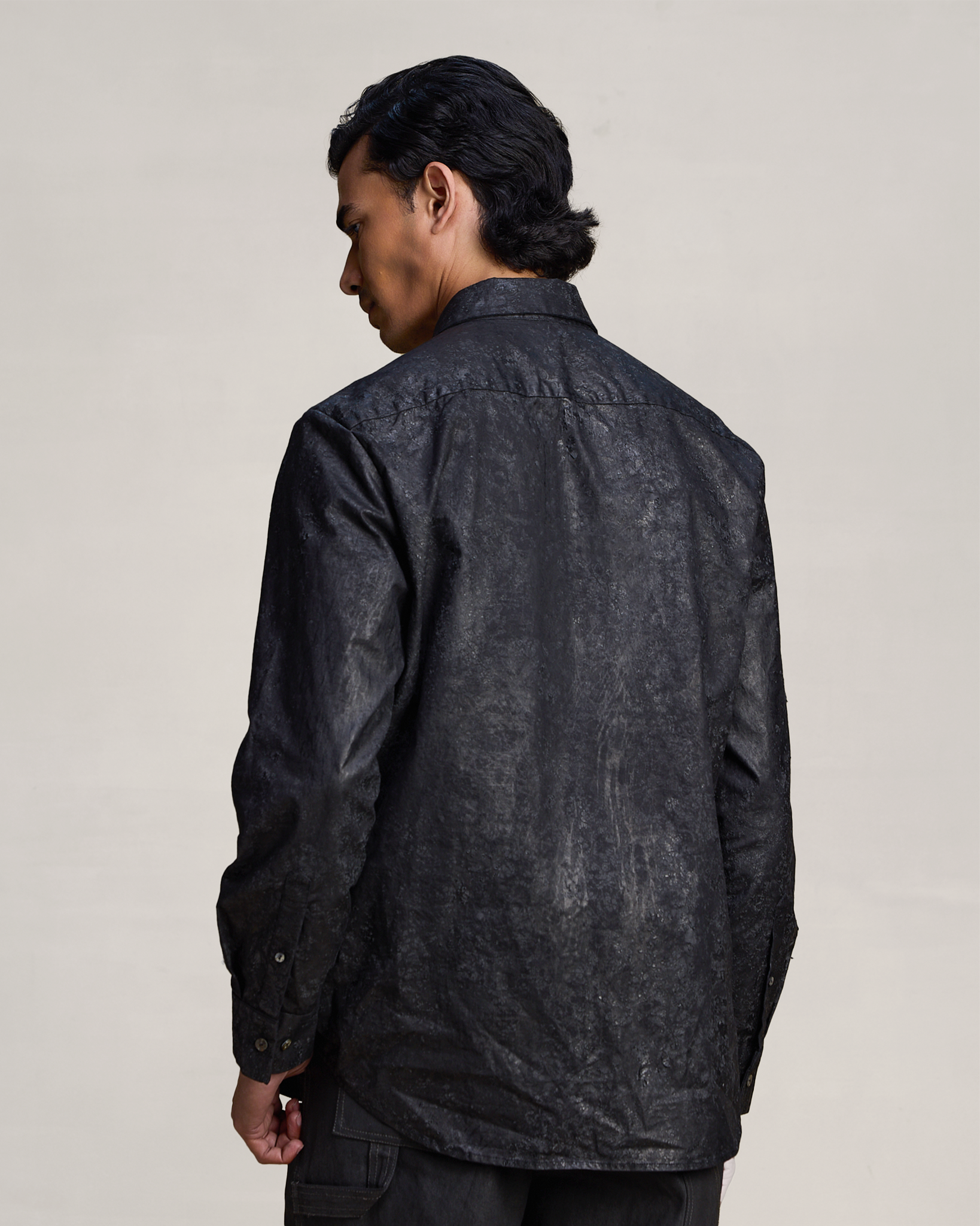 COUNTRYMADE Shirts CORRODE TAR SHIRT chemise coton enduit