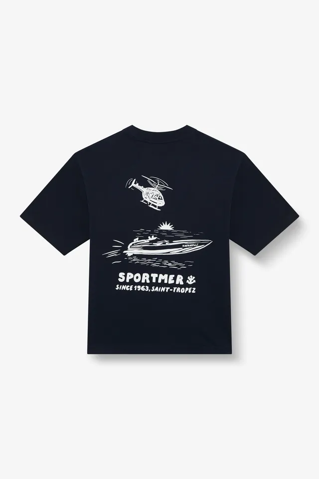 TAFANELLI T-Shirts Le Sportmer t-shirt navy édition limitée
