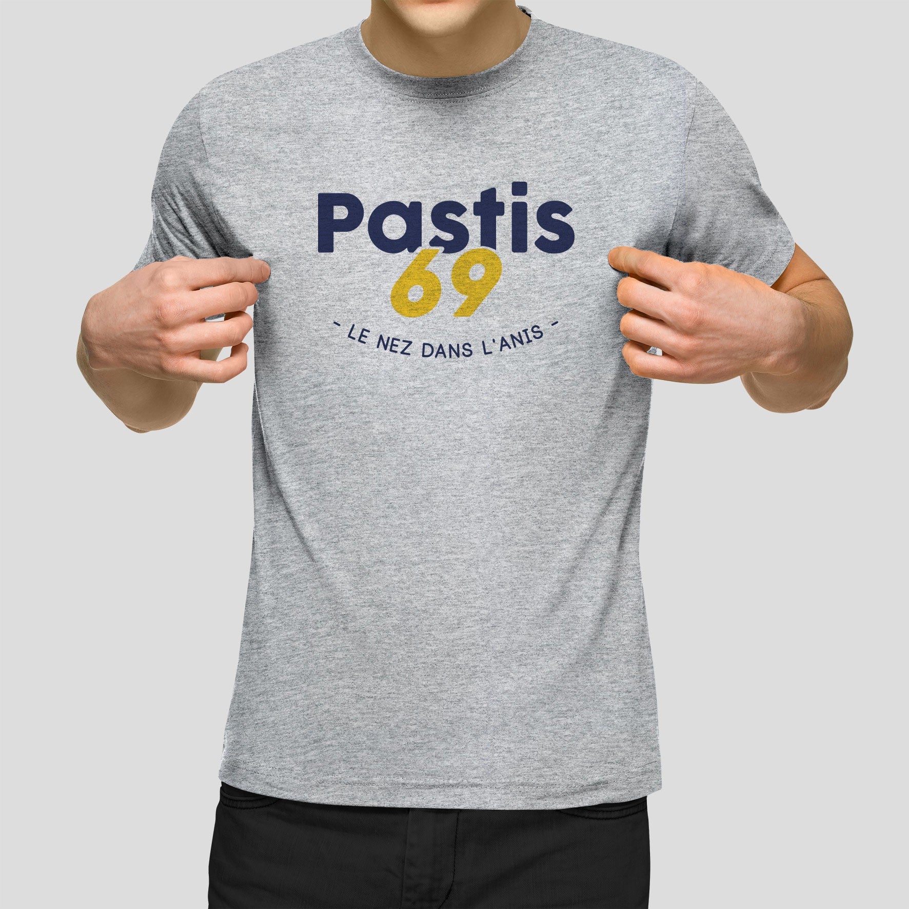 Juste Un T-shirt T-shirts Imprimés Pastis 69 blanc apéro