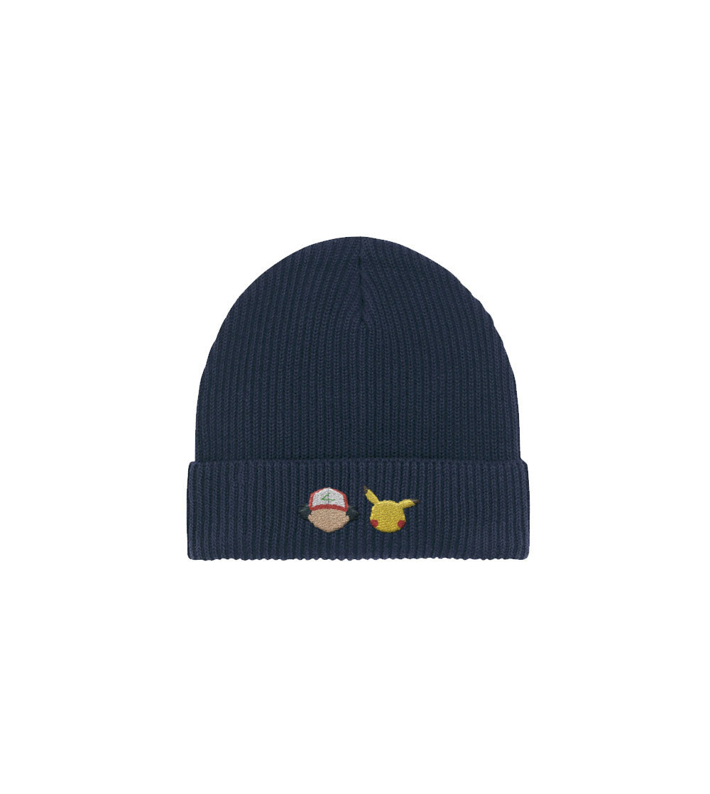 Juste Un T-shirt Bonnets Sacha bonnet brodé Pokémon