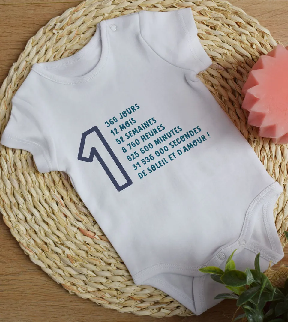 Juste Un T-shirt Bébé 1 an body bébé