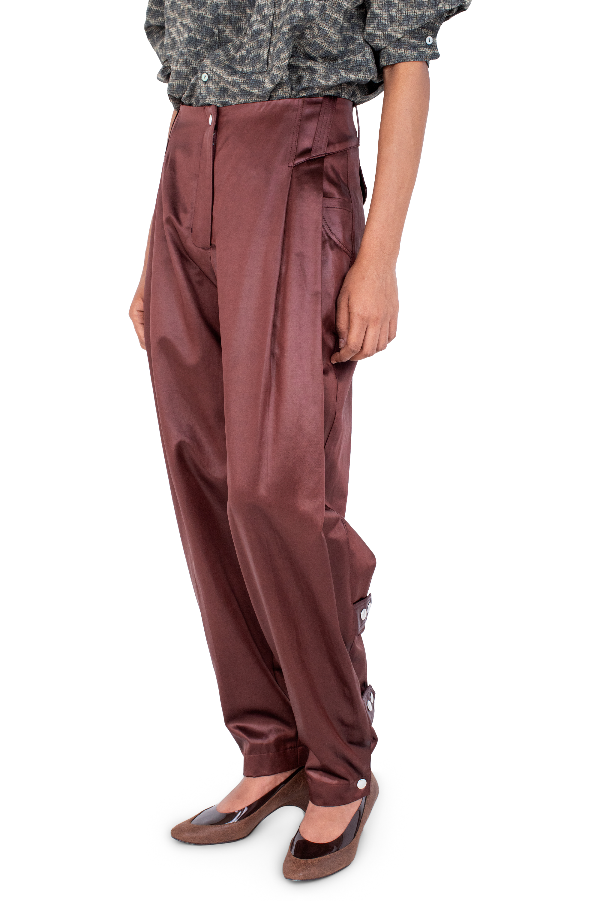 Kiko Kostadinov Bottoms PEREGRINE Trousers pantalon Burnt Umber enduit