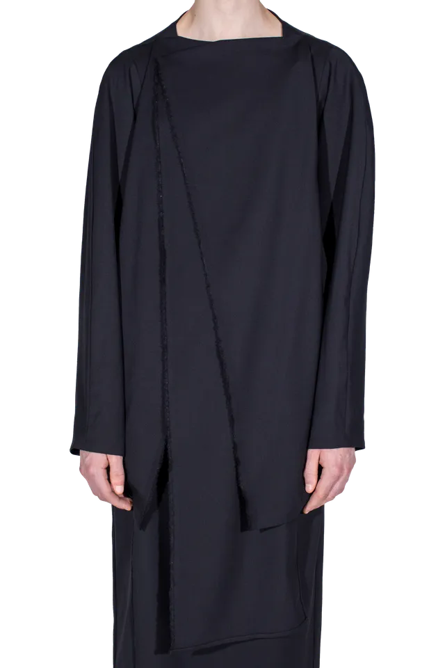 Kiko Kostadinov Outerwear CURSUS Blazer blazer Crow Black en laine légère