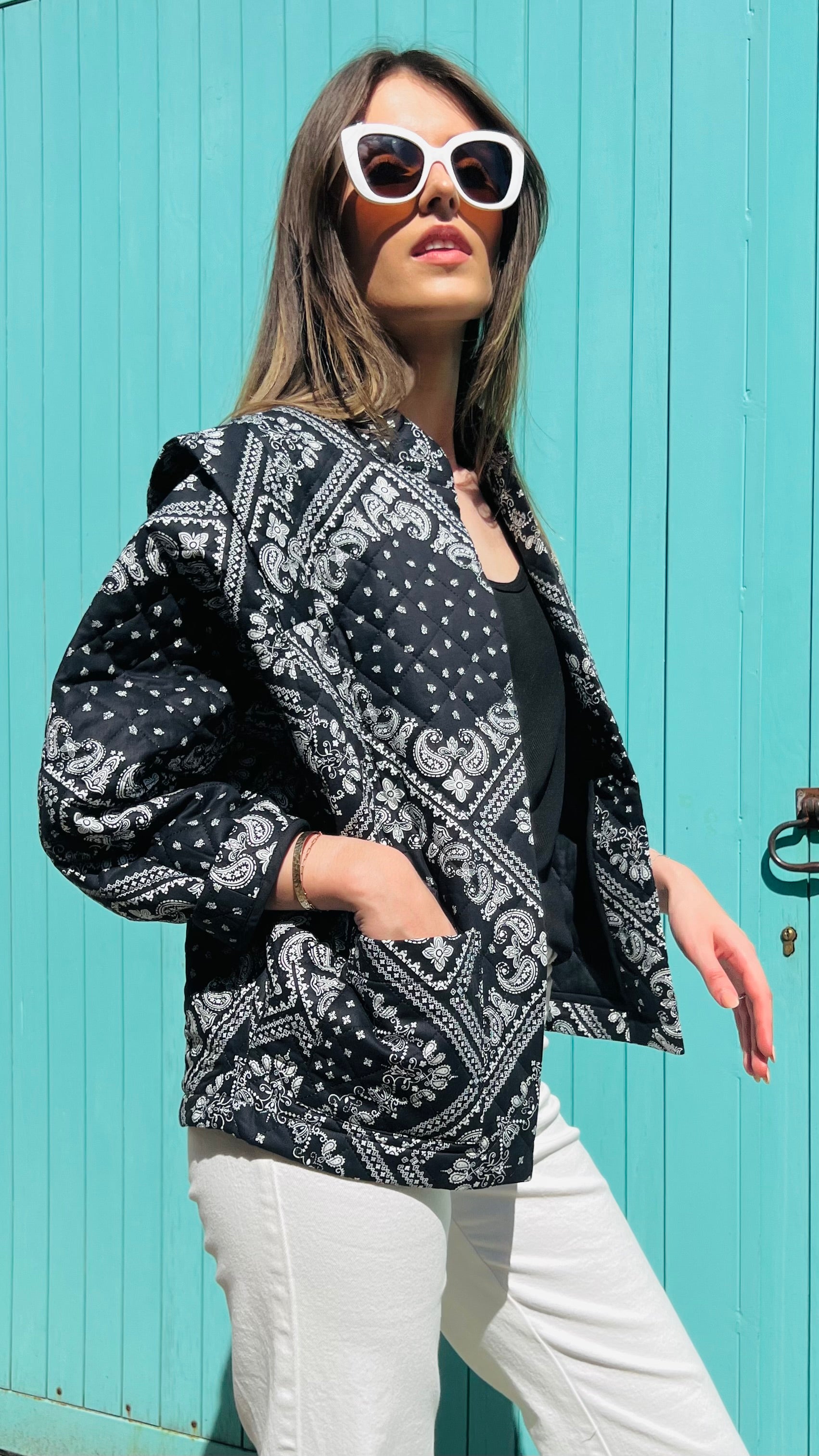 PANTRUCHE Vestes Veste PALOMA veste matelassée bandana S/M