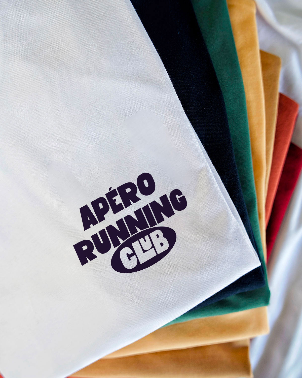 Juste Un T-shirt T-shirts Imprimés Apéro Running Club t-shirt homme coton bio