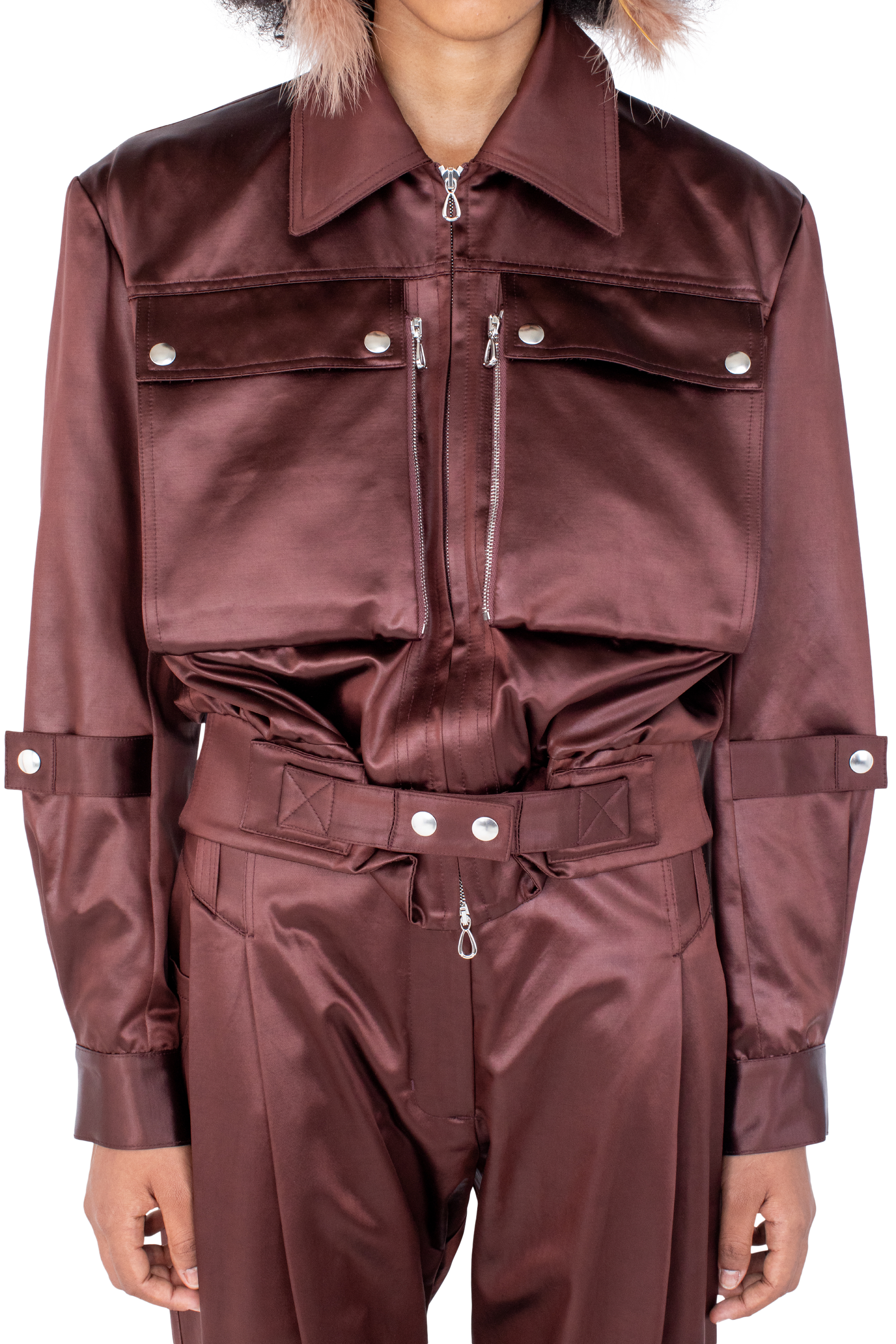 Kiko Kostadinov Outerwear PEREGRINE Jacket veste Burnt Umber utilitaire