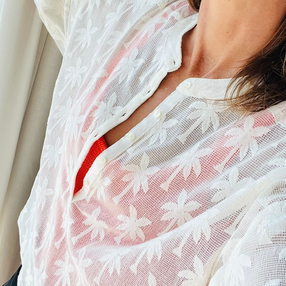 PANTRUCHE Chemises COLETTE Palmspring blouse coton taille unique