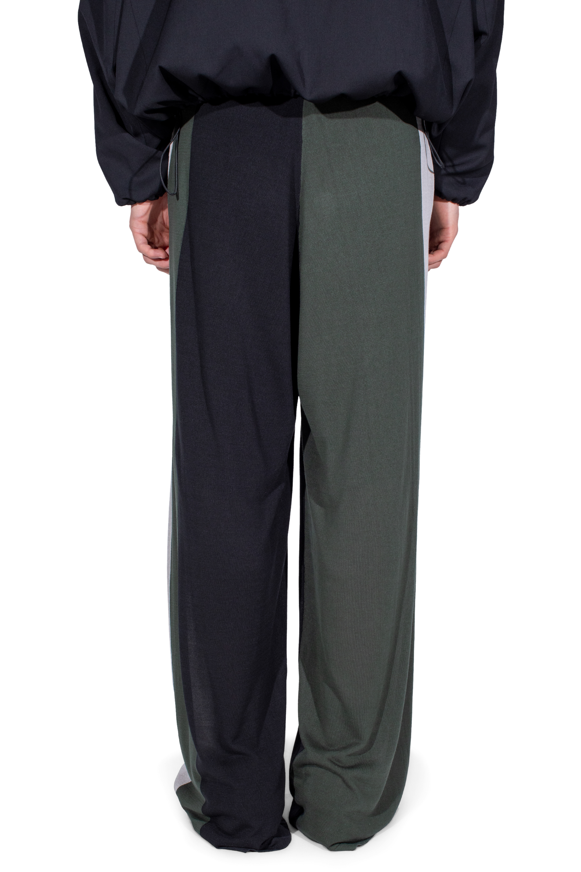 Kiko Kostadinov Knitwear SIGO Knit Trousers pantalon noir tricot