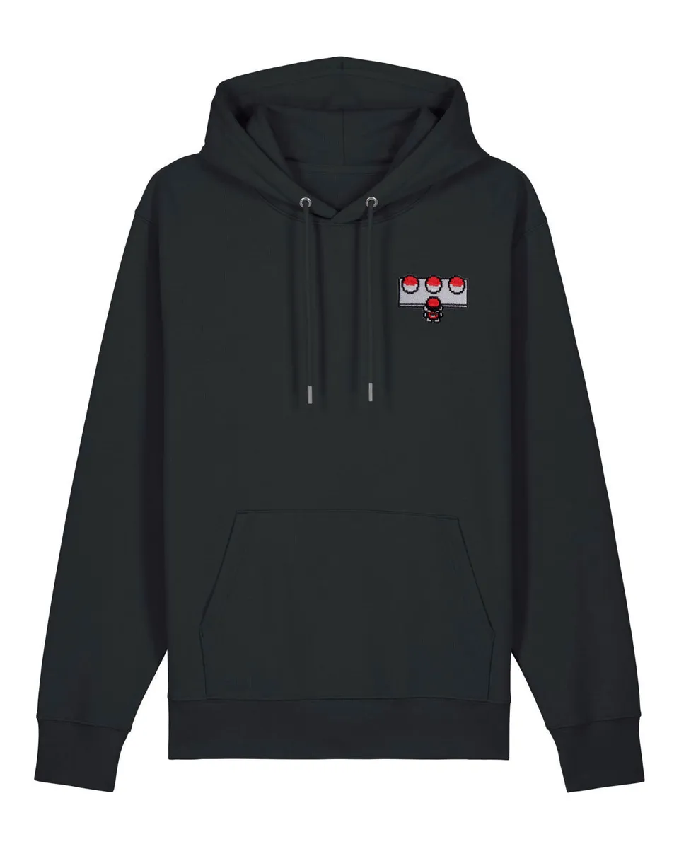 Juste Un T-shirt Sweats à Capuche Starter Pokemon sweat brodé coton bio