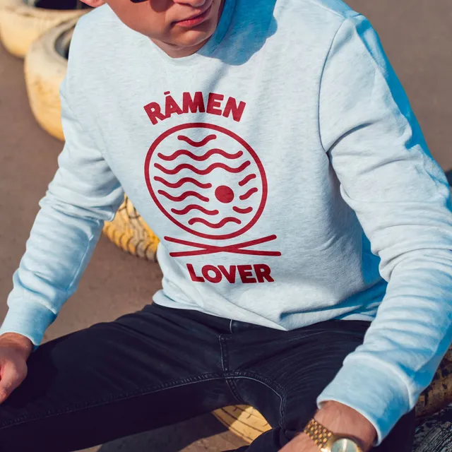 Juste Un T-shirt Sweats Imprimés Sweat Homme - Ramen Lover food