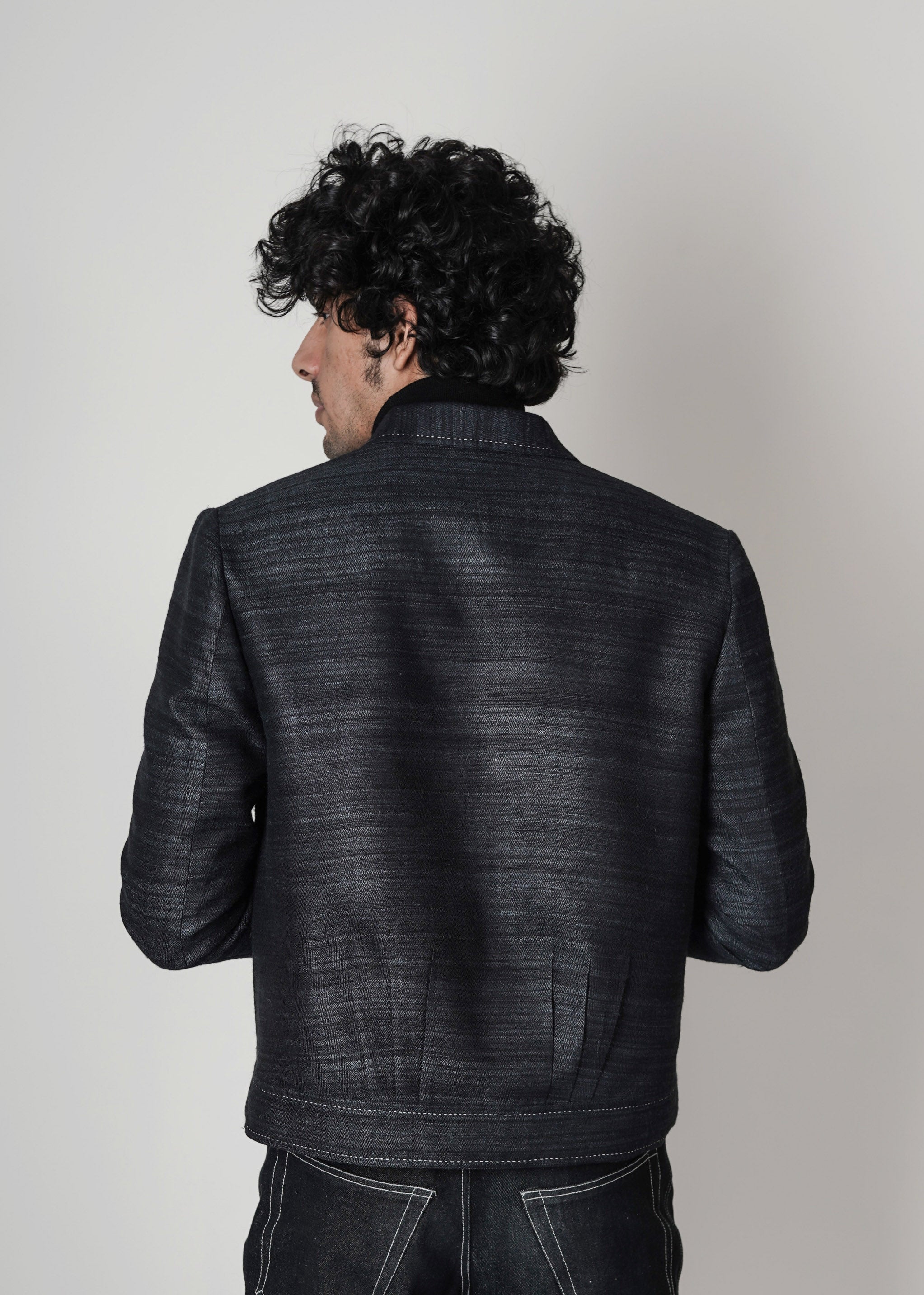 COUNTRYMADE Jackets Handloom Short Jacket veste courte coton-soie