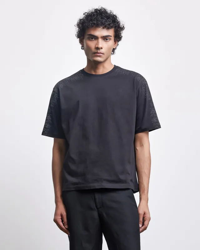 COUNTRYMADE T-shirts SHADOW Trace T-SHIRT t-shirt en coton brodé