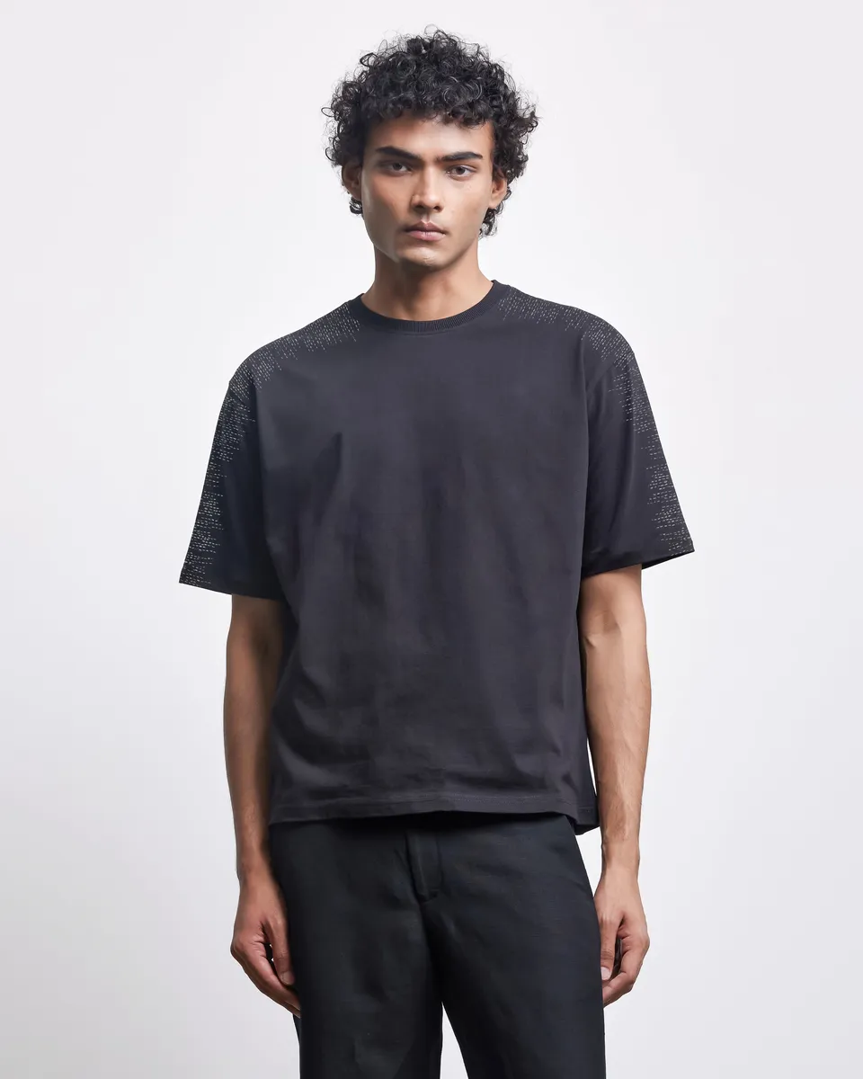 COUNTRYMADE T-shirts SHADOW Trace T-SHIRT t-shirt en coton brodé