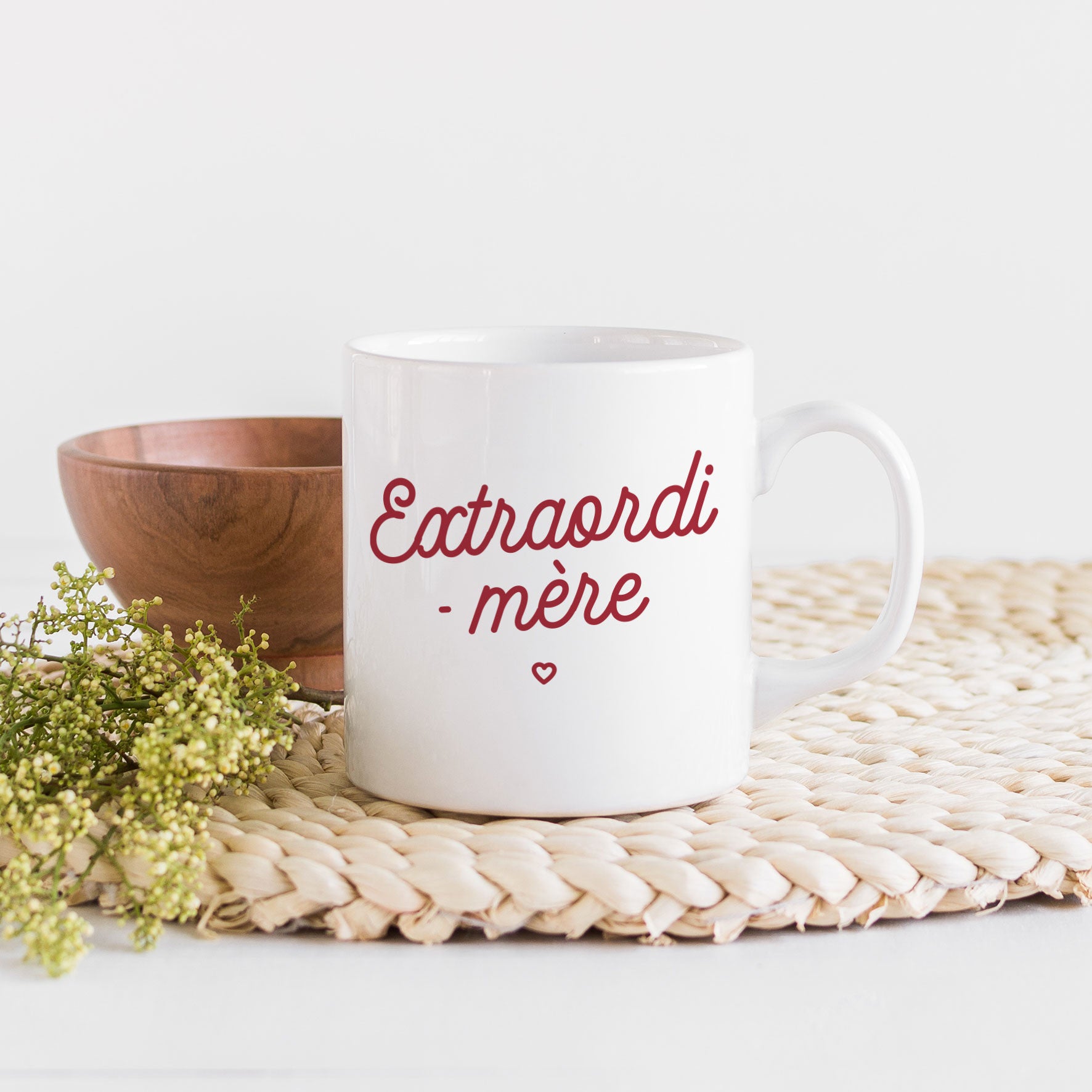 Juste Un T-shirt Mugs Extraordi-mère mug Anse classique
