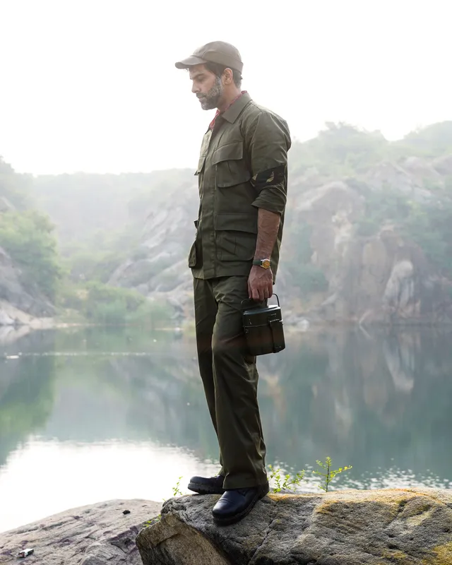 COUNTRYMADE Jackets Olive Jungle Jacket veste coton olive utilitaire