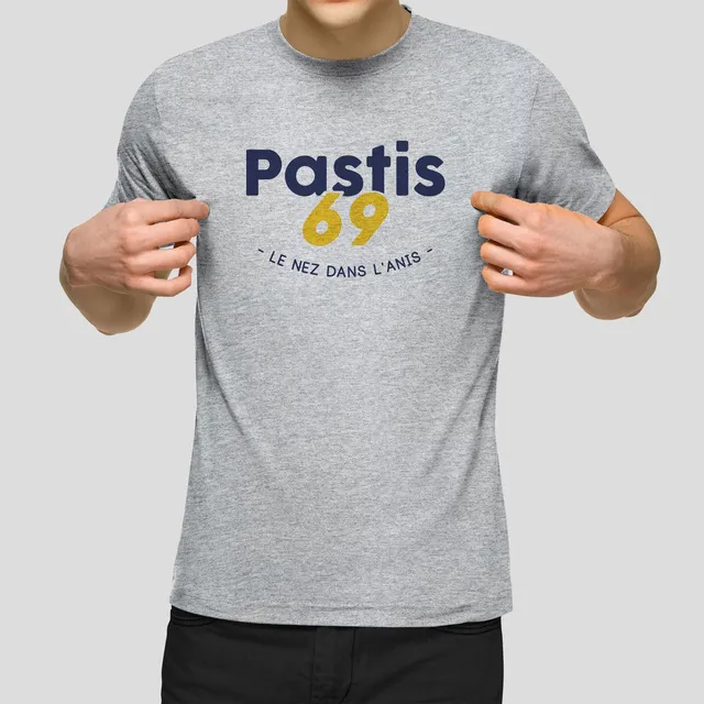 Juste Un T-shirt T-shirts Imprimés Pastis 69 blanc apéro