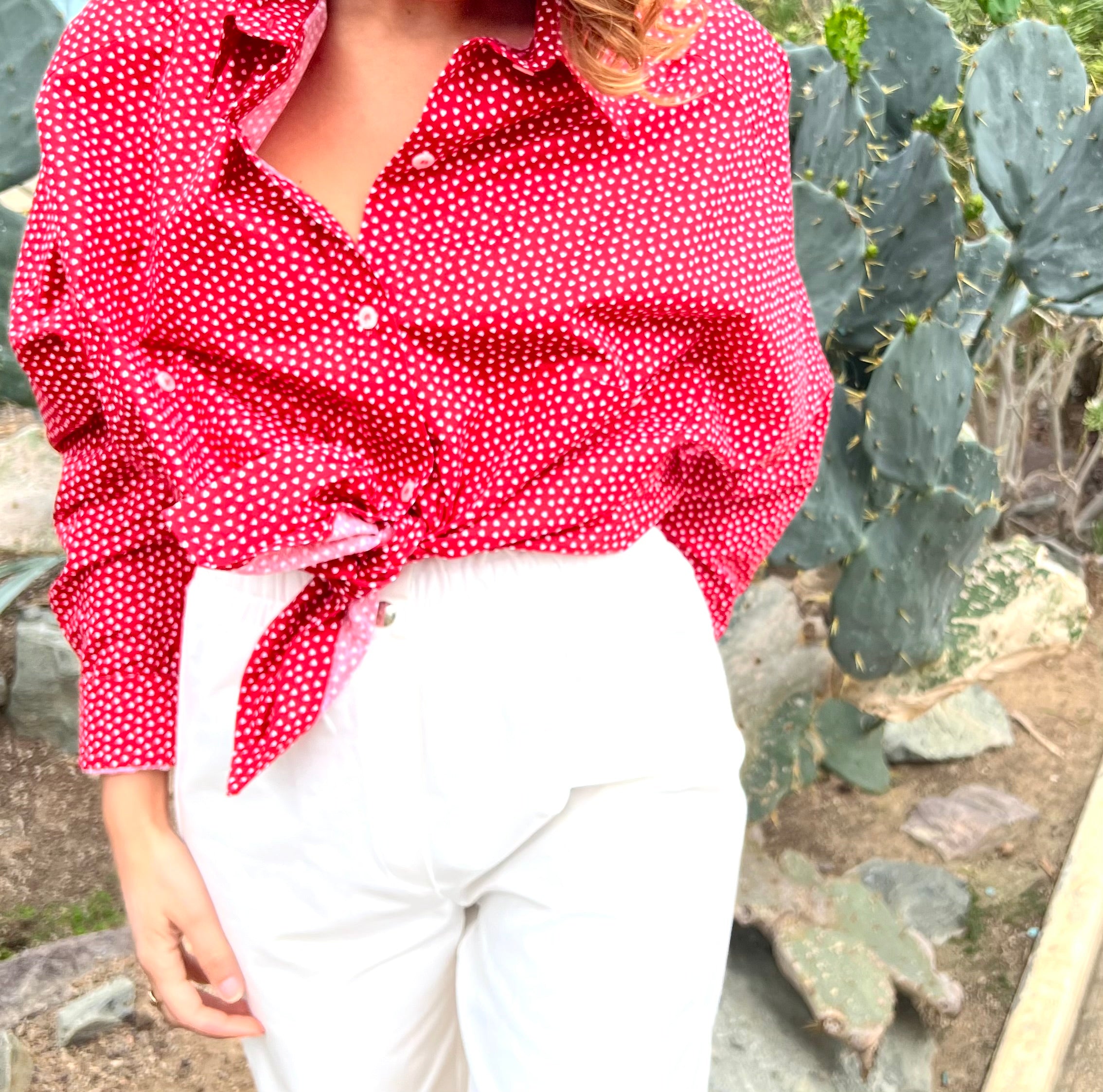 PANTRUCHE Chemises HOLIDAY coeur chemise oversize en coton S à L