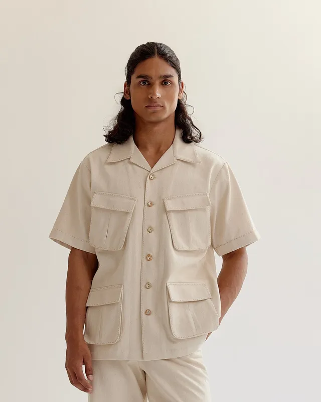 COUNTRYMADE Jackets Artisan denim safari veste en denim tissé main