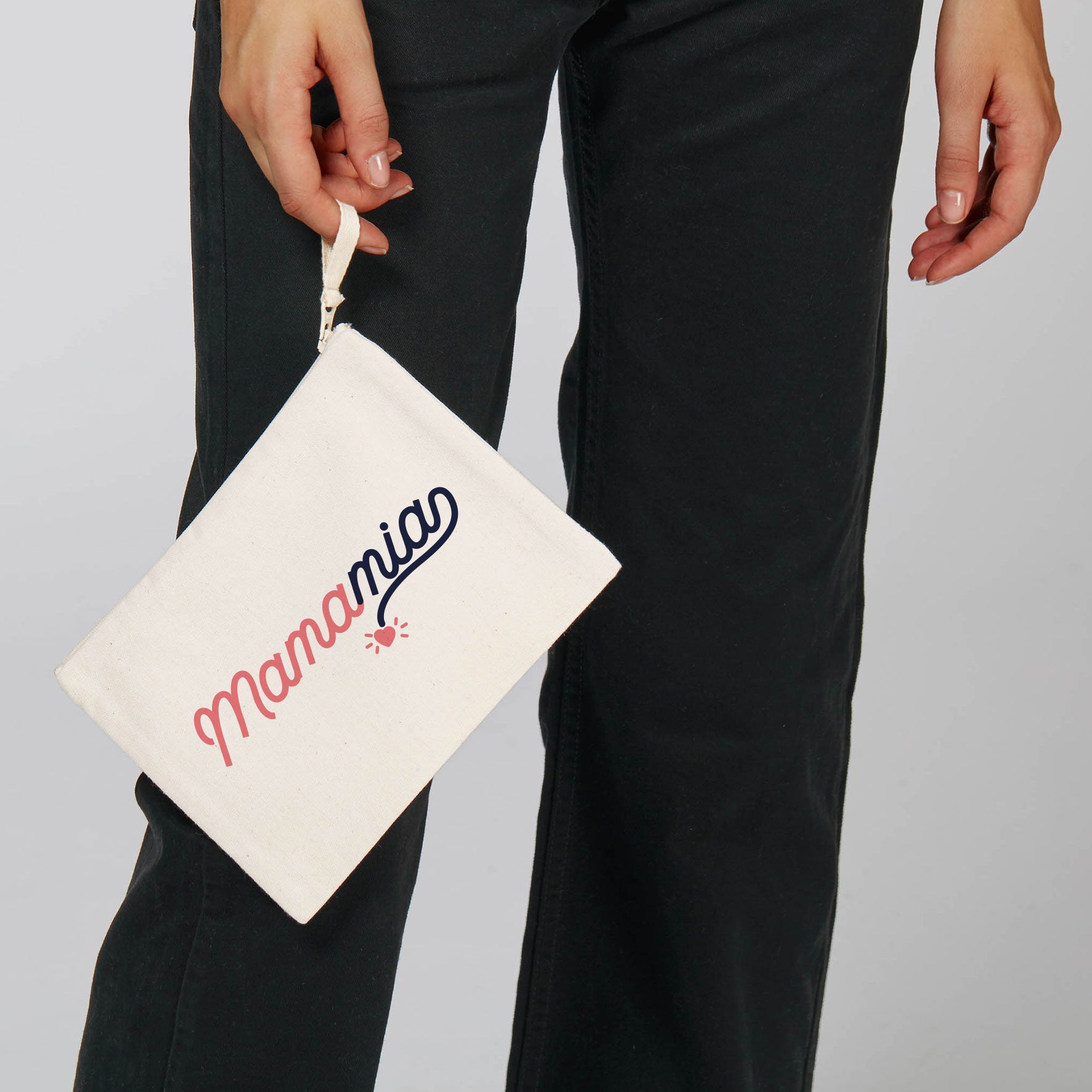Juste Un T-shirt Pochettes Mama mia pochette pour maman