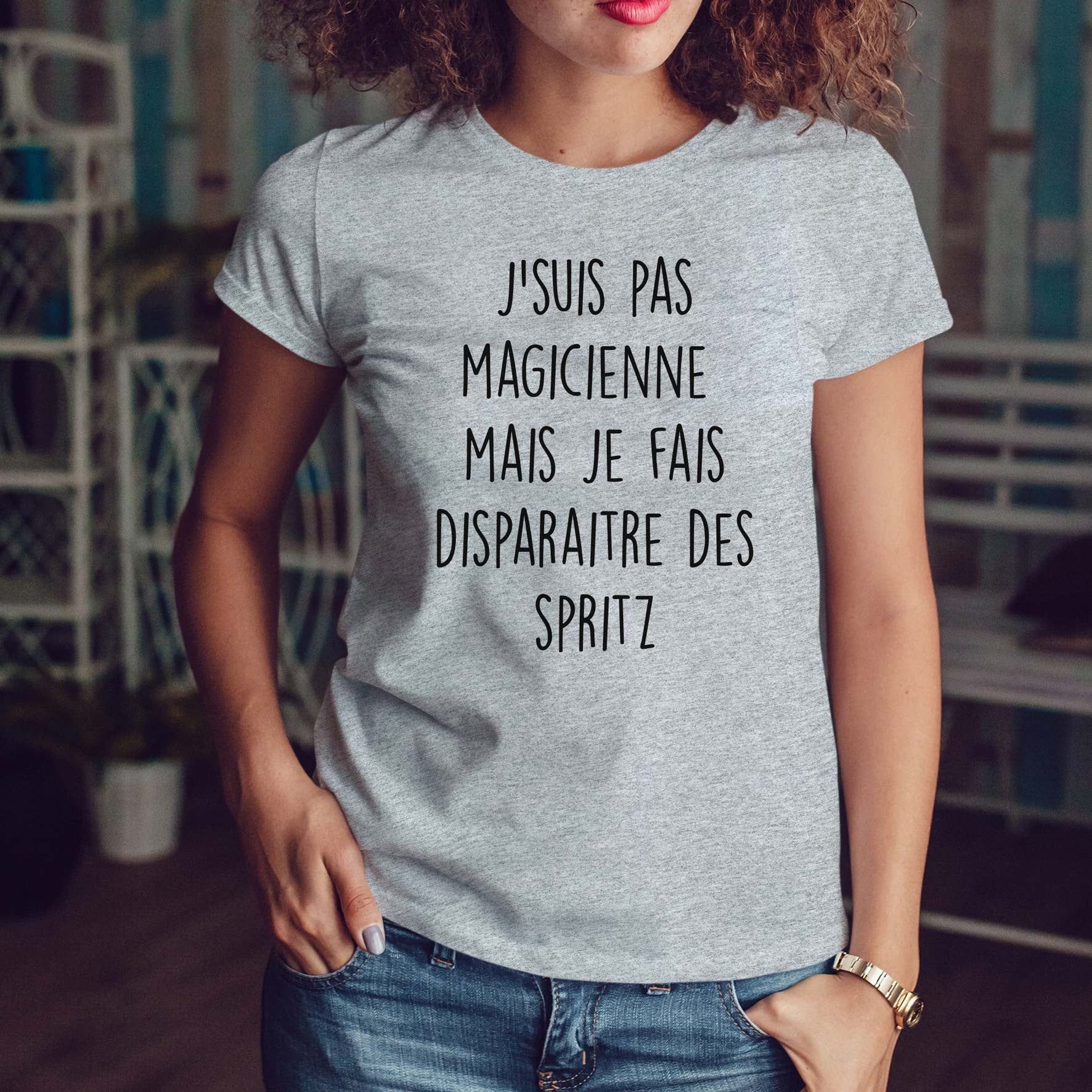 Juste Un T-shirt T-shirts Imprimés J'suis pas magicienne t-shirt femme