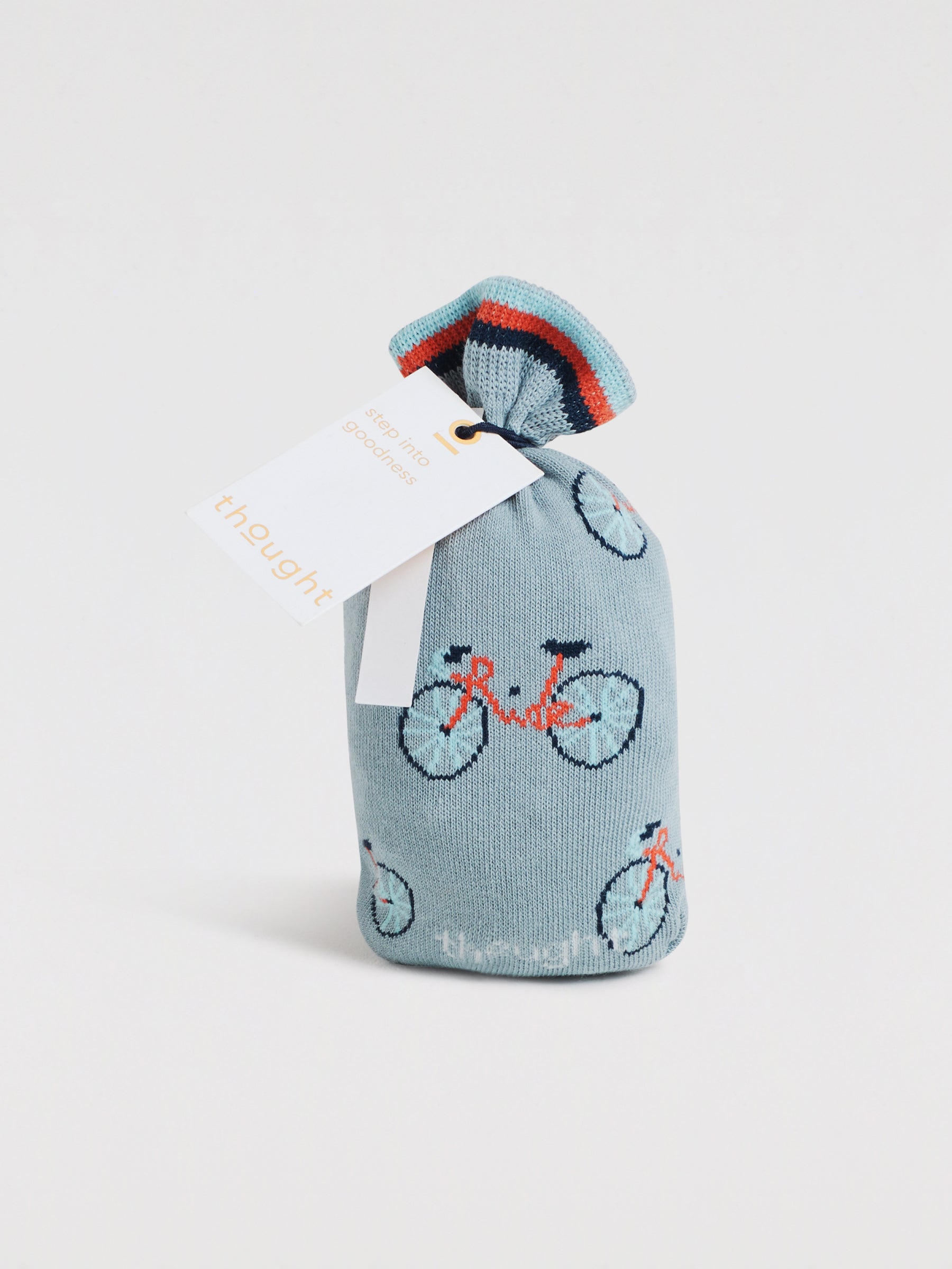 Sourire Multicolore Chaussettes homme Chaussettes vélo en bambou pochette