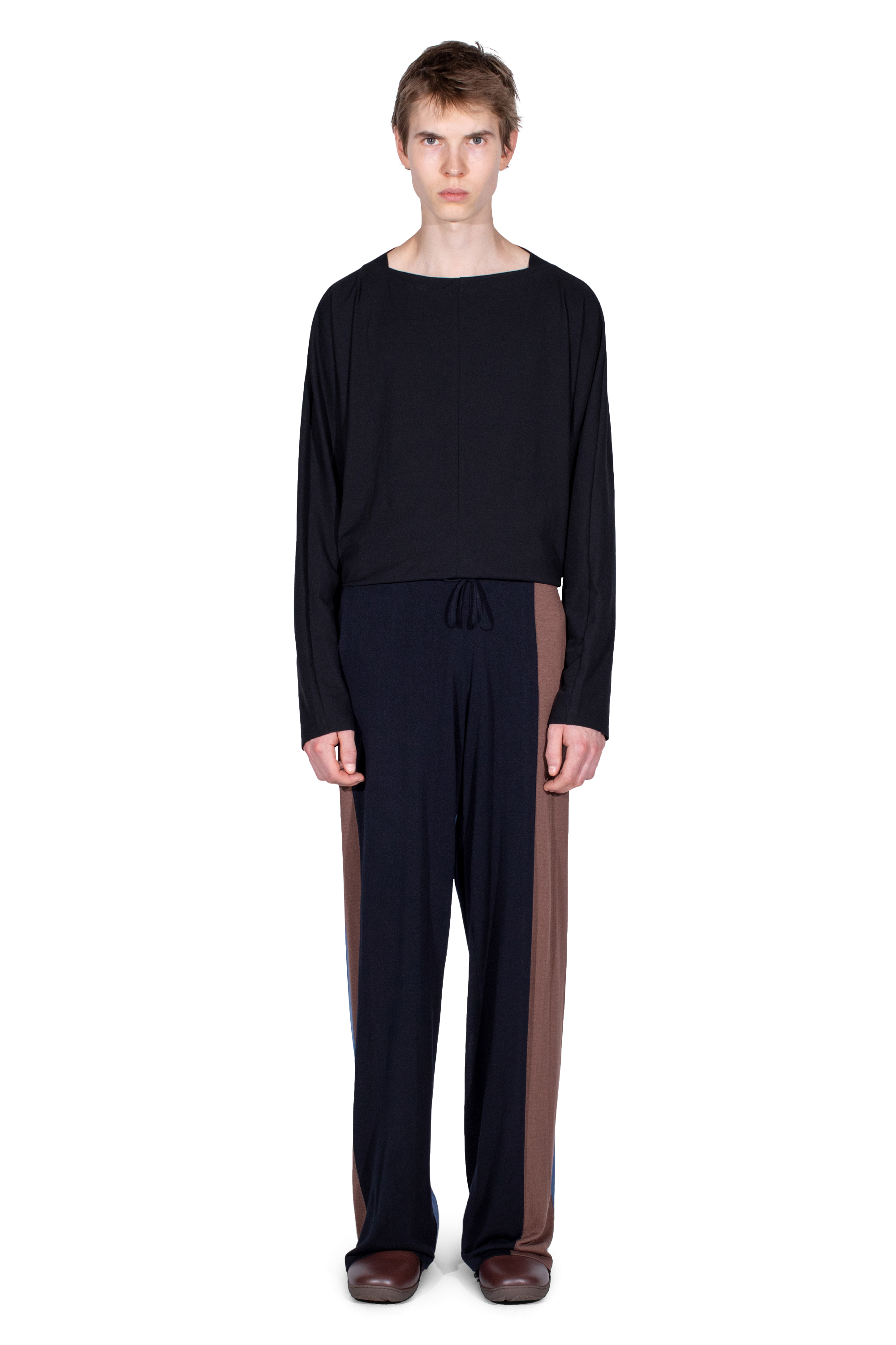 Kiko Kostadinov Knitwear SIGO Knit Trousers pantalon Brown en maille