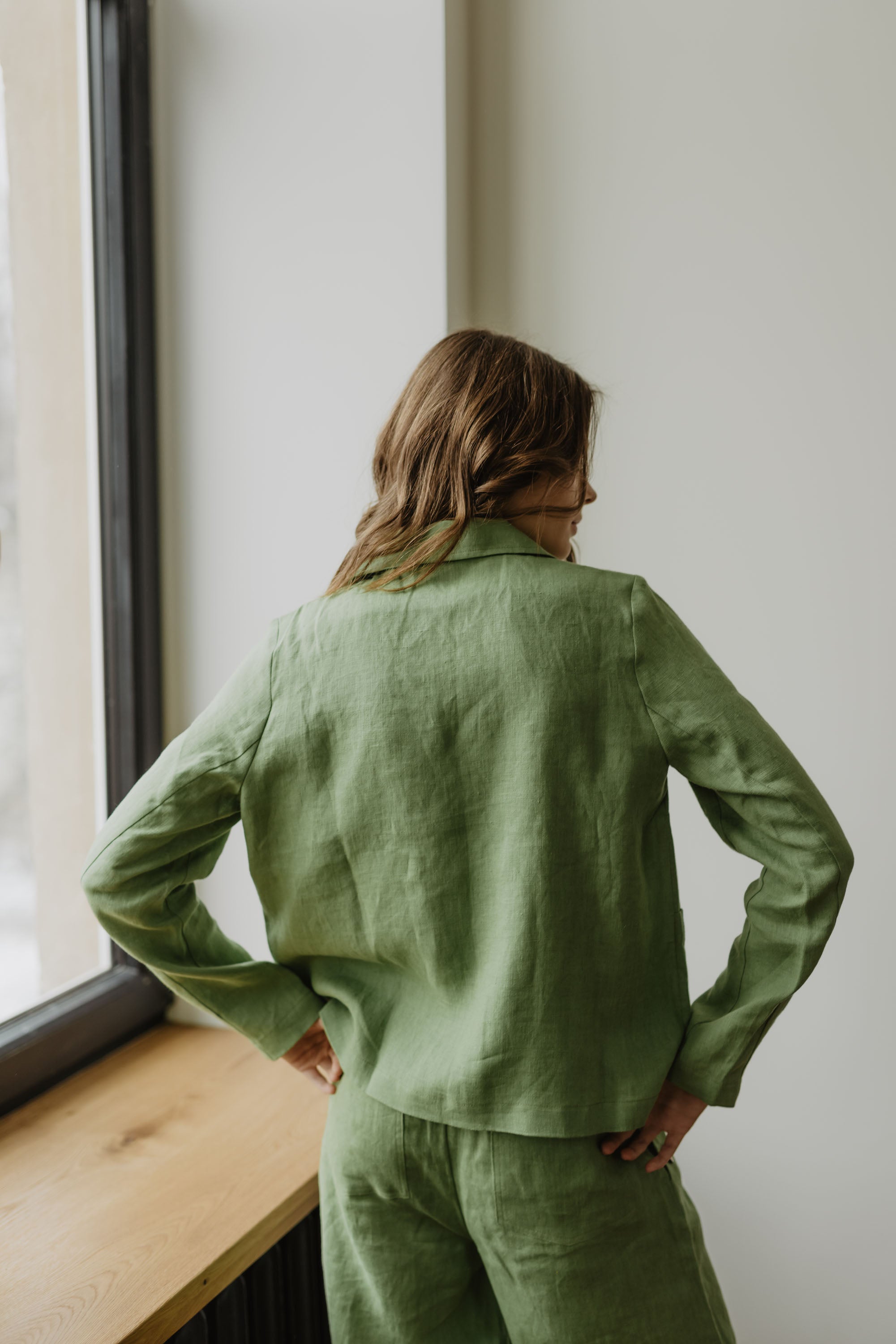 Laumė linen Linen Jackets Preila veste en lin jaune soleil XS
