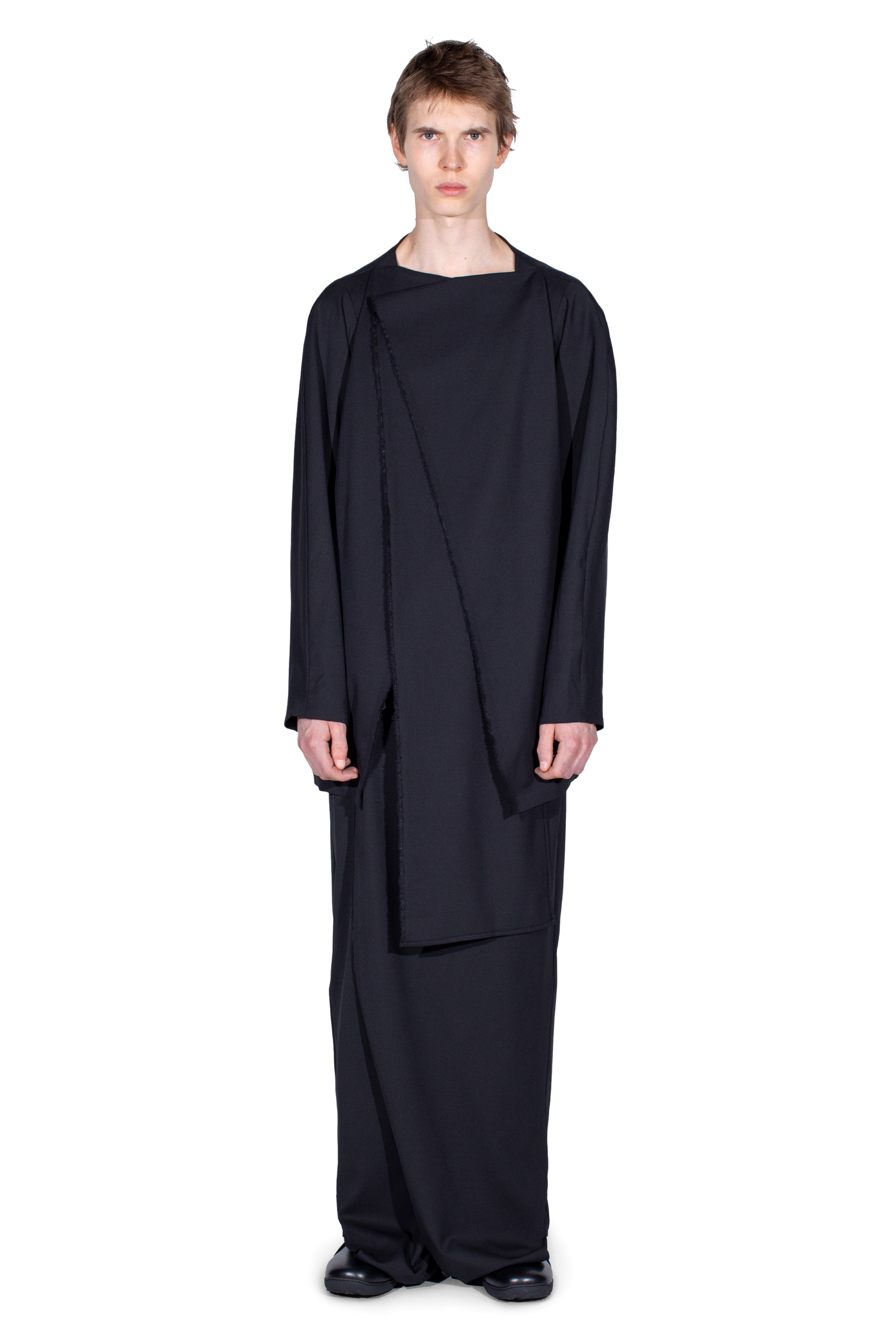 Kiko Kostadinov Outerwear CURSUS Blazer blazer Crow Black en laine légère