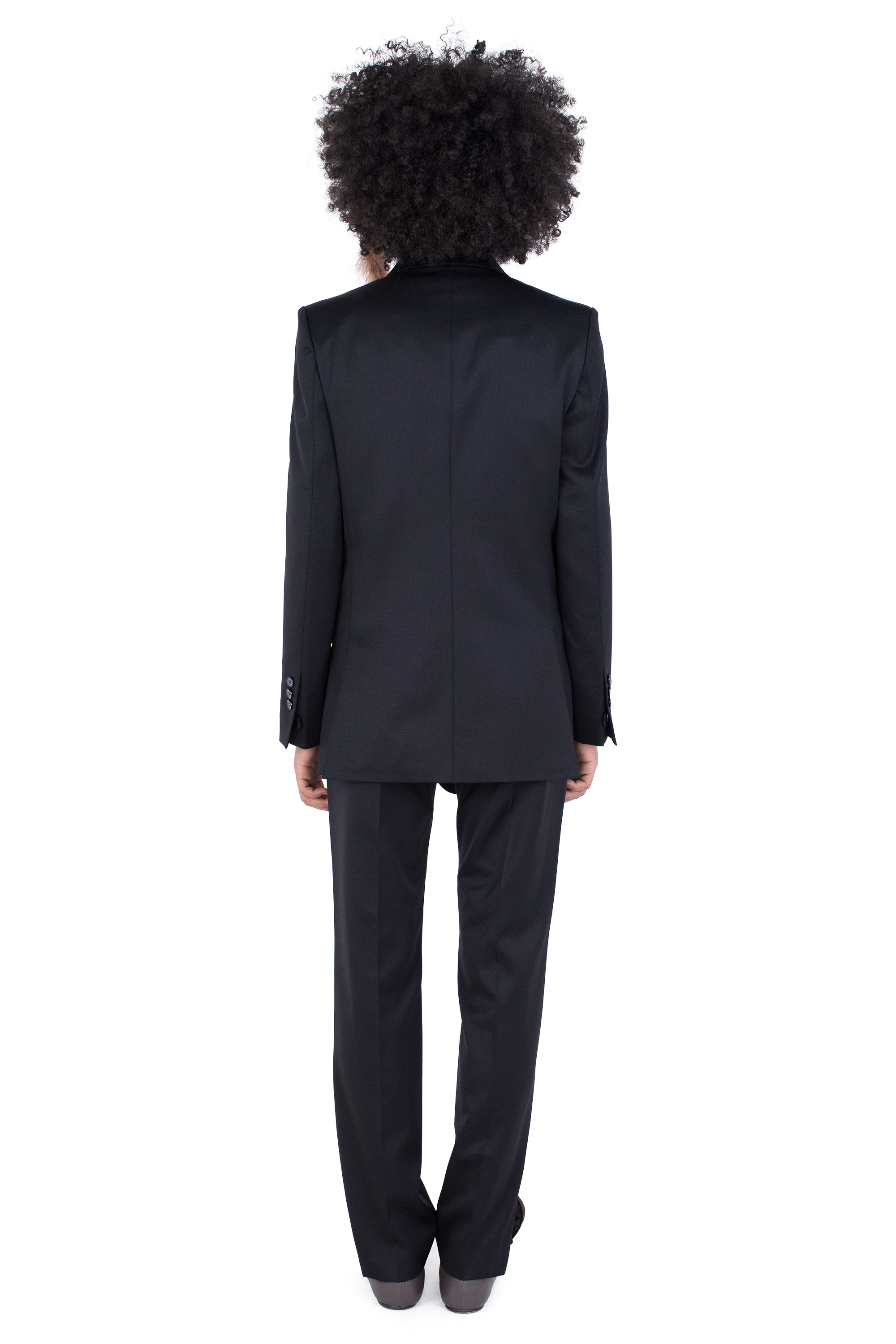 Kiko Kostadinov Outerwear EGRET Tailored Jacket veste Jet Black 34-42 laine