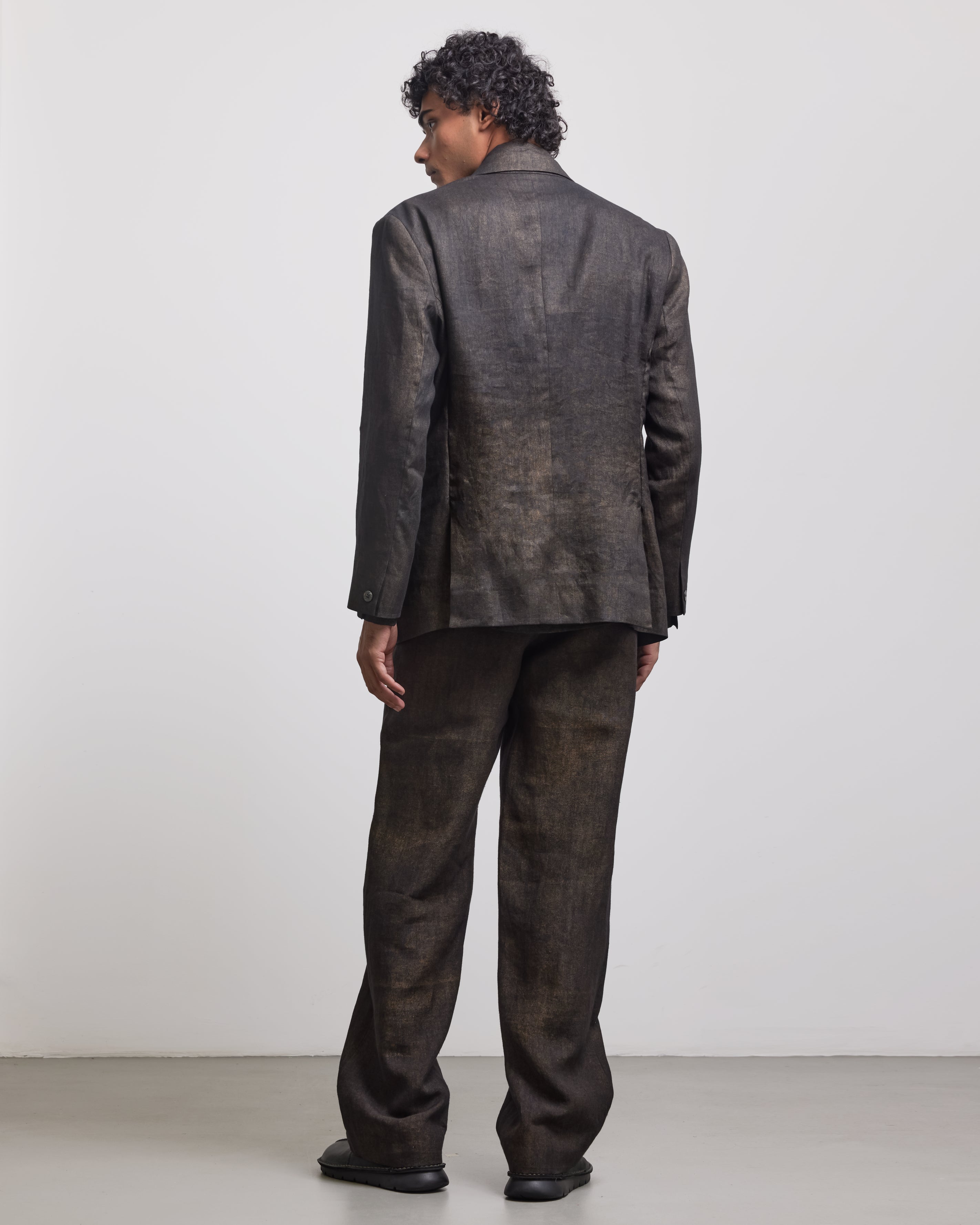 COUNTRYMADE Jackets BRONZE SINGLE BREASTED BLAZER blazer bronze lin