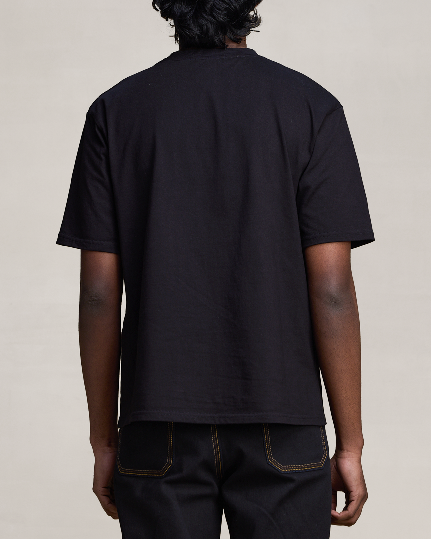 COUNTRYMADE T-shirts PATCH BOUND T SHIRT T-shirt noir brodé