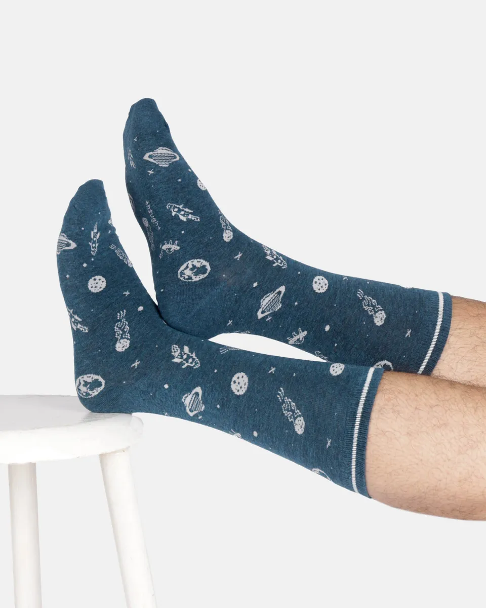 Sourire Multicolore Chaussettes homme espace coton bio 40/44